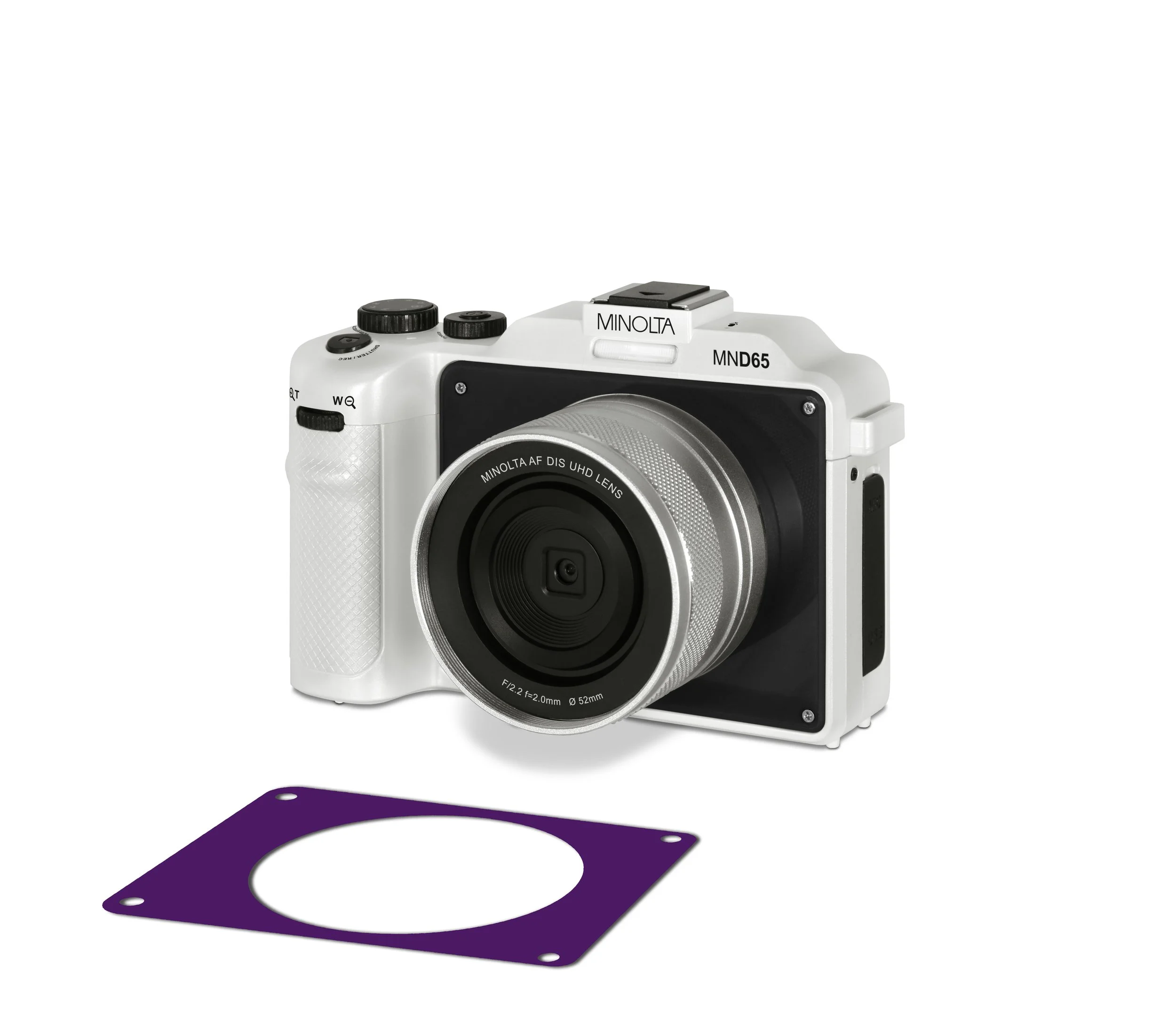 MINOLTA デジタルカメラ Minolta MND65 56.0 Megapixel 4K Video Digital Camera Black MND65